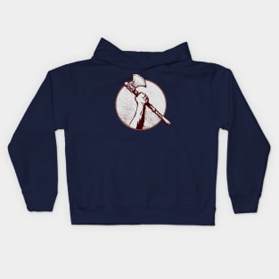 Fist And Axe Raised Kids Hoodie